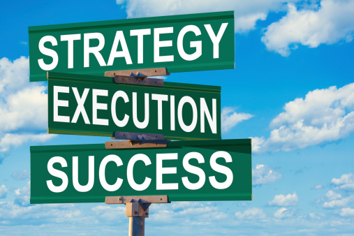 Intersection of Strategy, Execution, Success